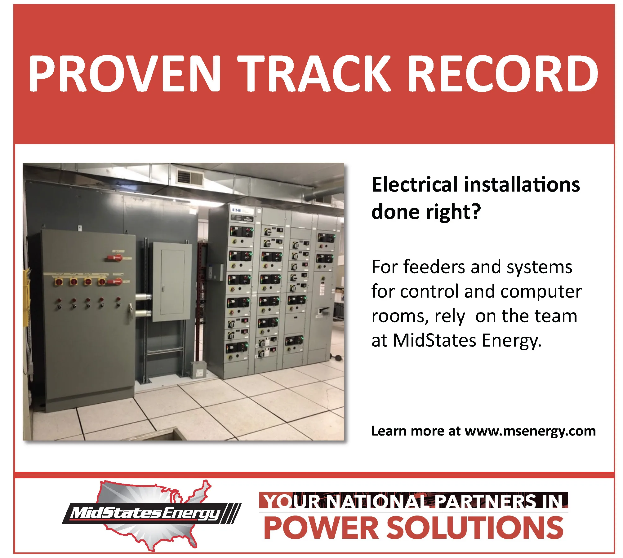 Electrical systems from MidStates Energy.